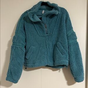 Free People Movement Nantucket fleece half-zip pullover jacket